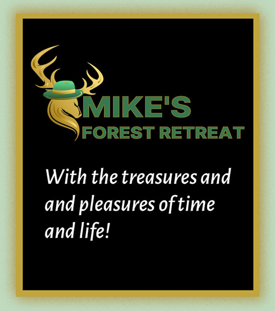 MIke's Forest Retreat: With the treasures and pleasures of time and life!