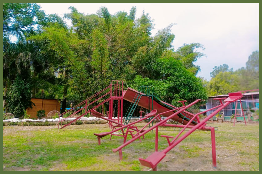 The Children's Playground at Mike's Forest Retreat