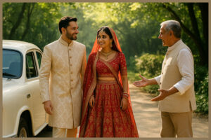 When Wedding Couples First Arrive in Our Forest